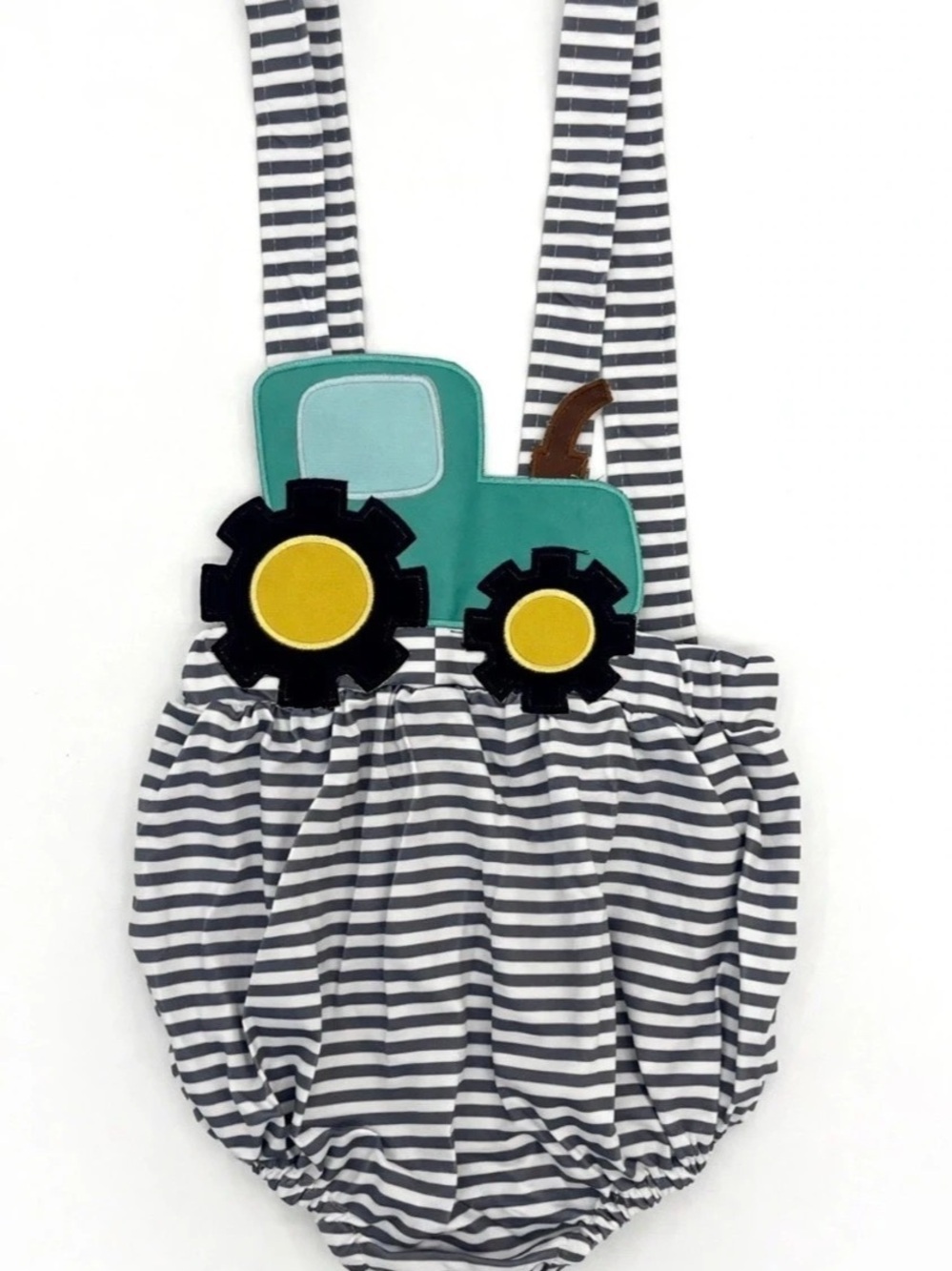 Kids Striped Appliqué bubble